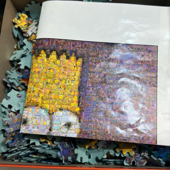 The Simpsons Bart Photomosaics Puzzle 1000 Pieces - Picture 6 of 7